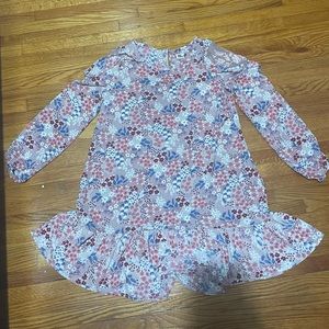 Epic Threads Women Long Sleeve Frilly Floral Dress